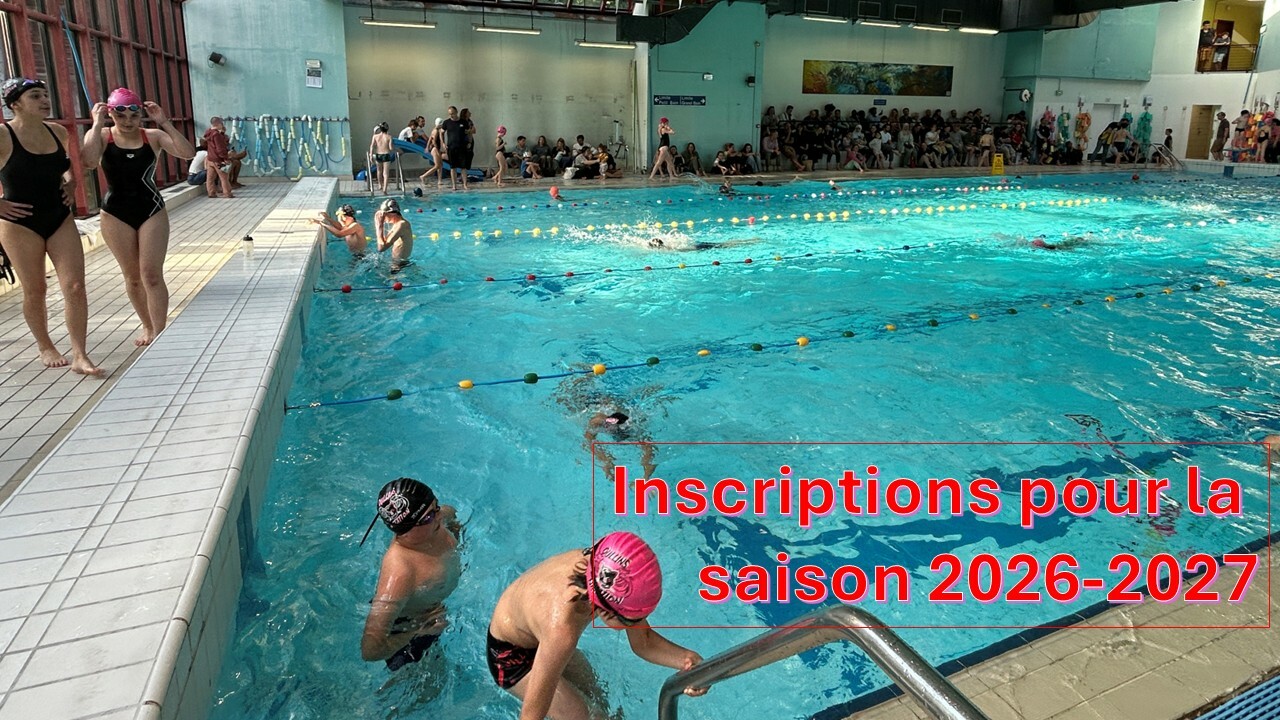 Inscriptions saison 2026-2027