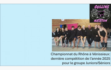 Championnat du Rhône à Vénissieux (19&amp;20 décembre 2025)