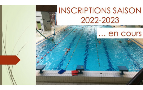 Inscriptions saison 2022-2023, déjà 102 inscrits !!!!