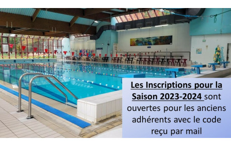 Inscriptions 2023-2024 : c'est parti !!!!