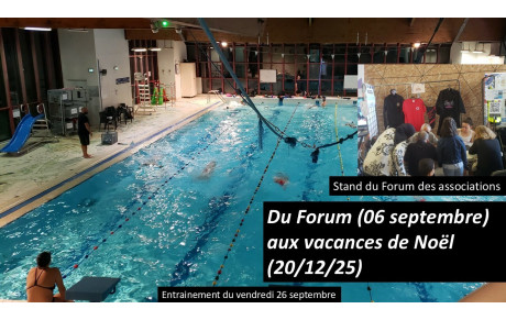 1er trimestre saison 2025-2026 : du Forum aux vacances de Noël